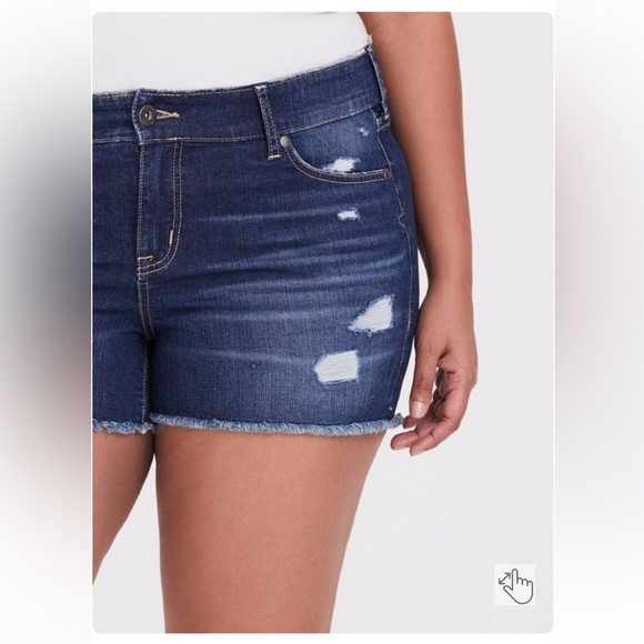 Torrid 3.5 Inch Vintage Stretch Mid-Rise Short 12 - Picture 11 of 12